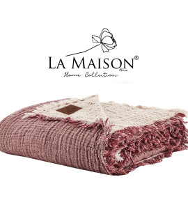 Муслінове покривало La Maison 230×240 Selin Gul – Bej