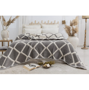 Муслінове покривало Saheser Savio 160х240см. Grey