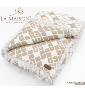 Муслінове покривало La Maison 220х240 см. Poline Beige