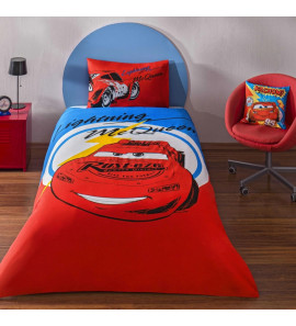Постільна білизна TAC Disney 160×220см Cars Mcqueen