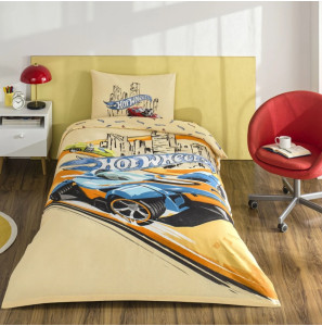 Постільна білизна TAC Disney 160×220см Hot Wheels Winner