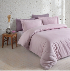 Постільна білизна Turkiz Ranforce Prima 200х220см Kalamaki Violet