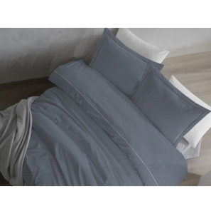 Постільна білизна Turkiz Ranforce Prima 200х220см Kalamaki Grey