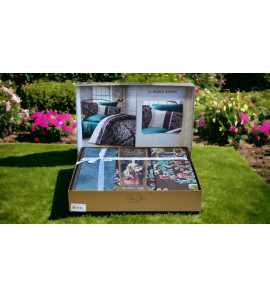Постільна білизна Prima Casa Exclusive Satin 200х220 Claudia Kahve