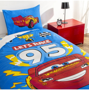 Постільна білизна TAC Disney 160×220см Cars Let’s Race