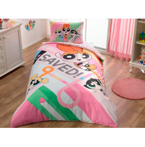 Постільна білизна TAC Disney 160×220см Powerpuff Girls