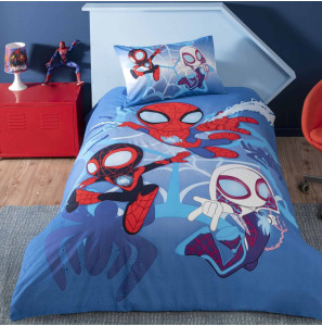 Постільна білизна TAC Disney 160×220см Spidey And Friends