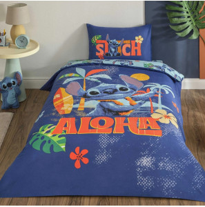 Постільна білизна TAC Disney 160×220см Stitch Aloha