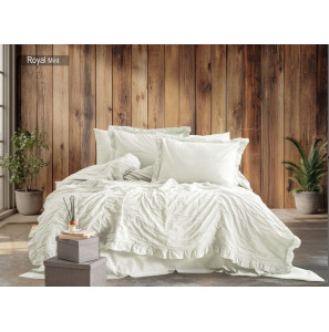 Комплект постільної білизни з покривалом Pupilla Royal 220x240см. Mint