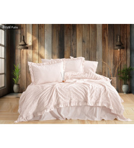 Комплект постільної білизни з покривалом Pupilla Royal 220x240см. Pudra