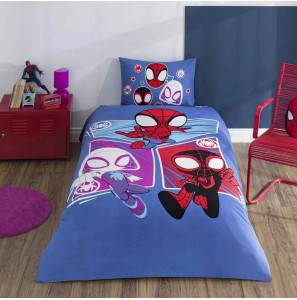 Постільна білизна TAC Disney 160×220см Spidey Adventure